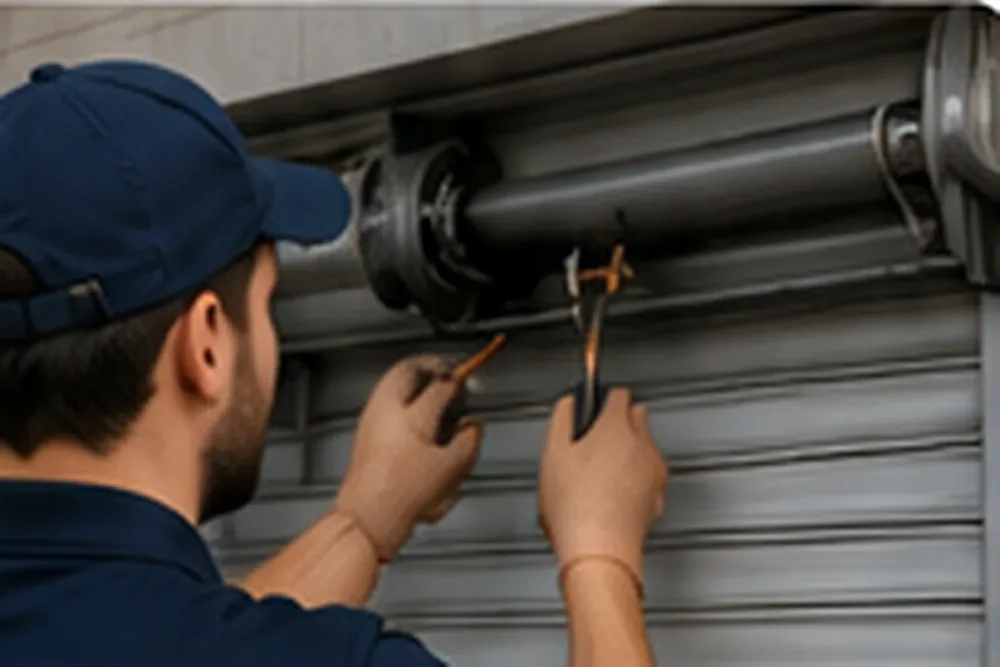 Çatalca kepenk sisteminde teknik kontrol yapan ProKepenk teknisyeni